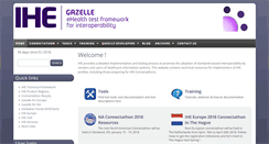 Desktop Screenshot of gazelle.ihe-europe.net