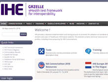Tablet Screenshot of gazelle.ihe-europe.net