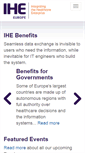 Mobile Screenshot of ihe-europe.net